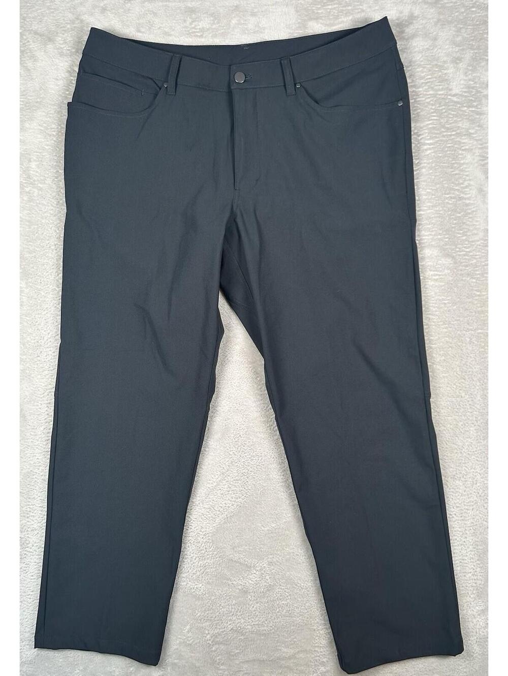 Lululemon Mens 36 ABC Pants Classic Athleisure Business Casual Obsidian Black